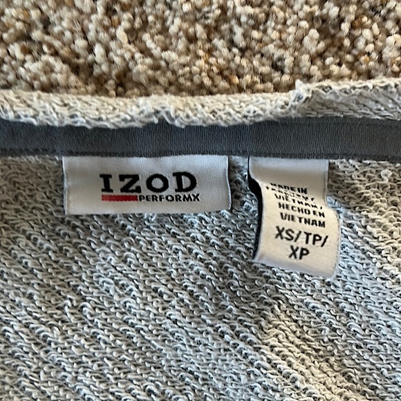 Izod Comfy Grey Long Sleeve Shirt Top **Size XS** - Picture 3 of 3